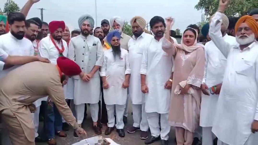 Punjab BJP Holds Protest Over Pharmacy Paper Leak