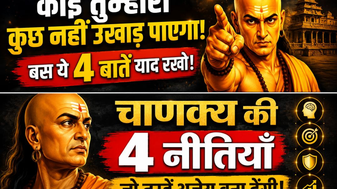 ⁣कोई तुम्हारा कुछ नहीं उखाड़ पाएगा! बस ये 4 बातें जीवन में उतार लो | चाणक्य नीति