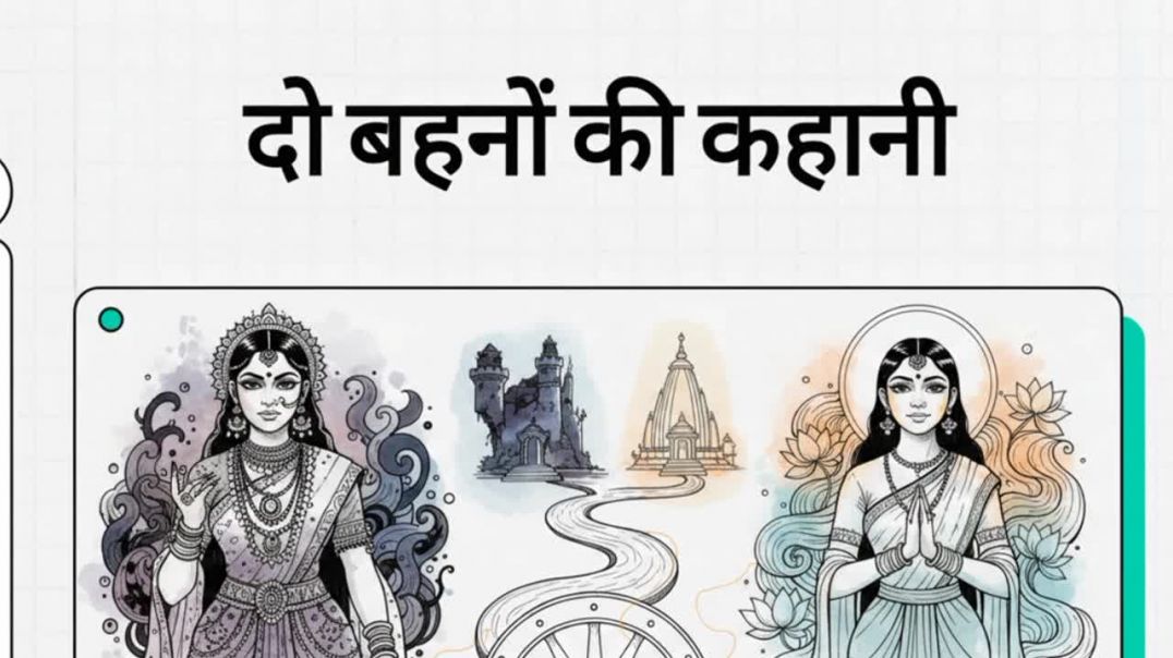 ⁣Do bahanon ki kahani