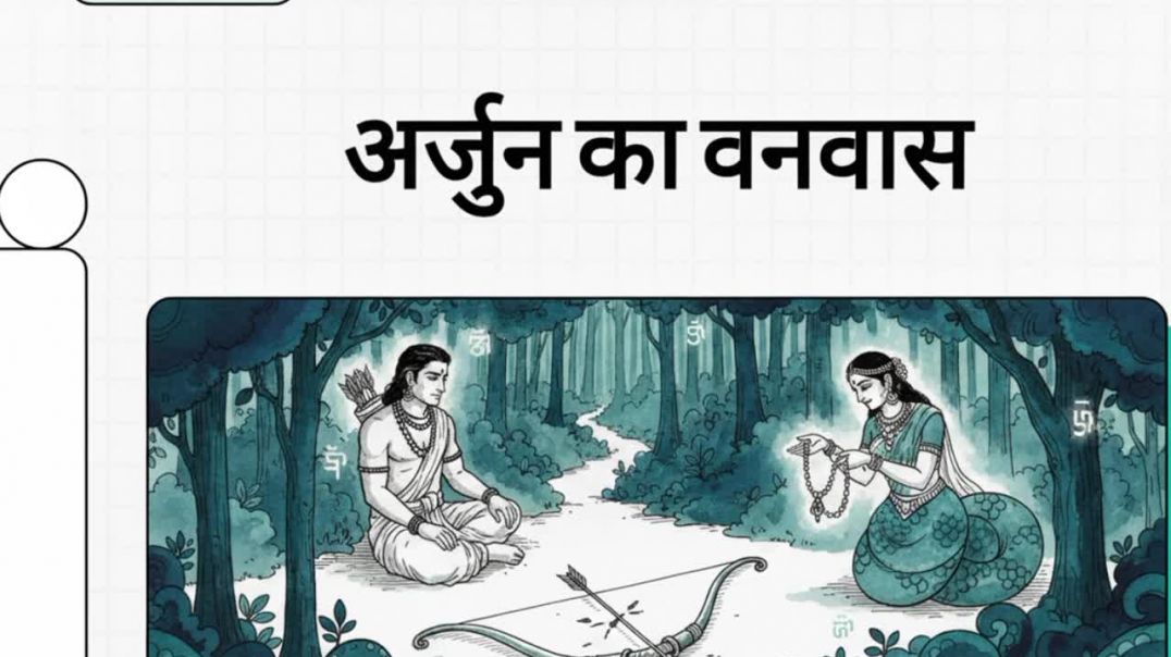 ⁣Arjun ka vanvas