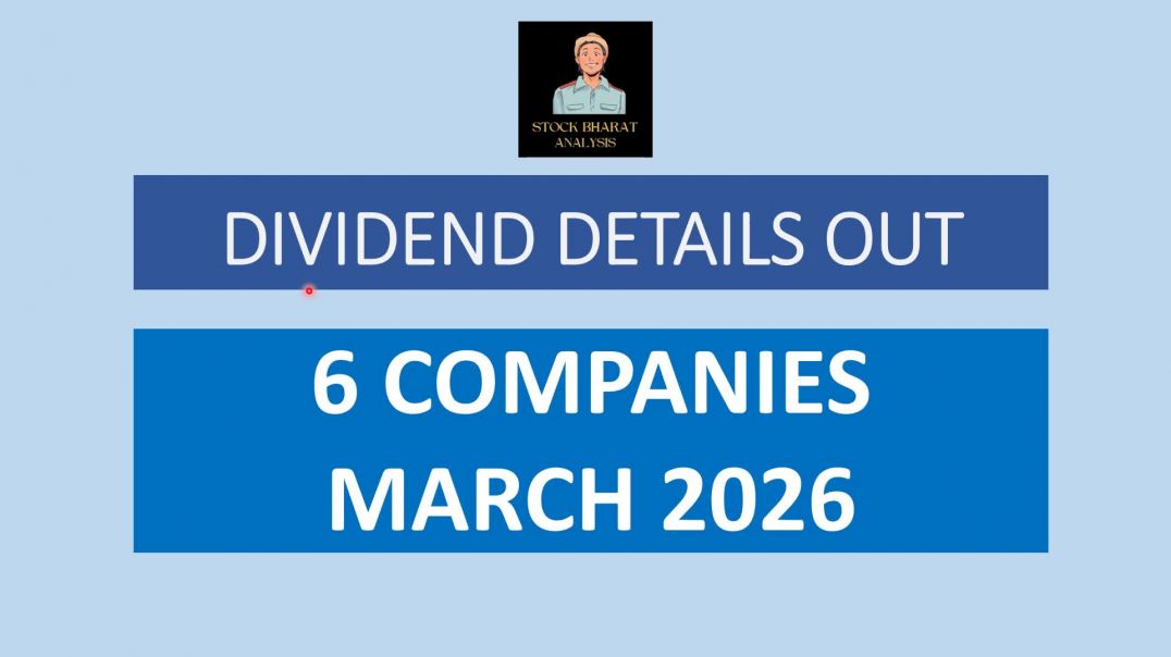 ⁣Dividends Details 2026