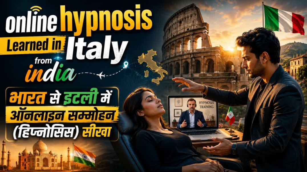 ऑनलाइन हिप्नोसिस क्लास इटली  मन की शक्ति से चमत्कार