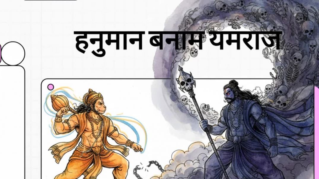 ⁣Hanuman Banam yamraj