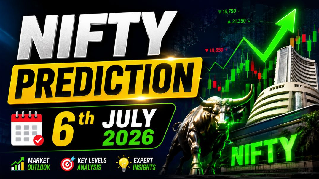 ⁣NIFTY PREDICTION ON 6TH JULY 2026🔵STOCK MARKET PLANNER