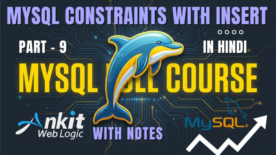 ⁣Part-9 | MySQL Constraints with Insert | MySQL Tutorial