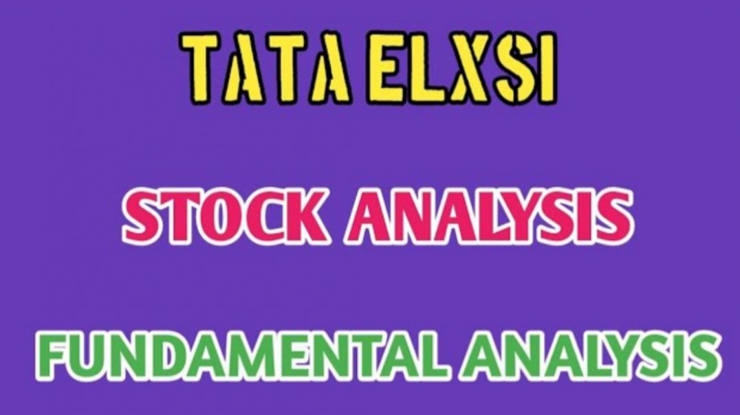 ⁣TATA ELXSI STOCK ANALYSIS●TATA ELXSI FUNDAMENTAL ANALYSIS●TATA ELXSI @ STOCK MARKET PLANNER