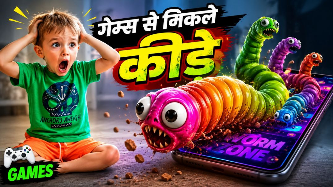 ⁣Game खेलते-खेलते निकले कीड़े 😱 | Shocked कर देने वाला सच!"