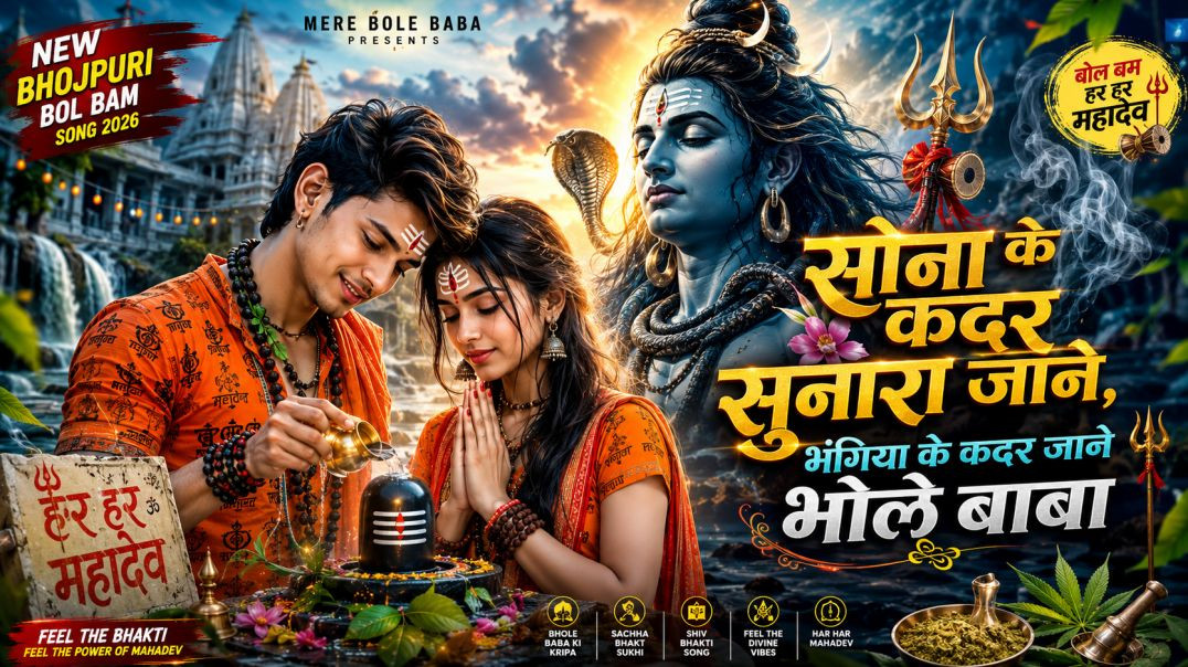 ⁣सोना के कदर सुनारा जाने | भंगिया के कदर जाने भोले बाबा | New Bhojpuri Bol Bam Song 2026 | Har Har Ma