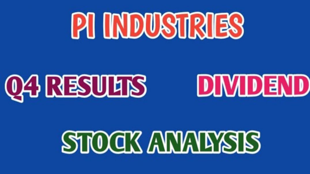 ⁣PI INDUSTRIES Q4 RESULT●PI INDUSTRIES STOCK ANALYSIS●DIVIDEND●Q4 RESULT @ STOCK MARKET PLANNER