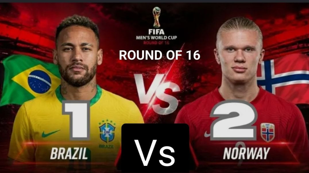 ⁣BRAZIL 1 VS 2 NORWAY FIFA WORLD CUP ROUND OF 16 FOOTBALL MATCH HIGHLIGHTS
