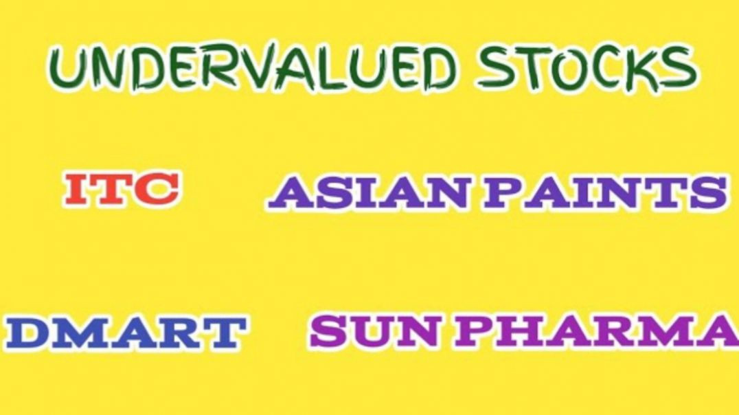 ⁣UNDERVALUED STOCKS●ASIAN PAINTS SHARE●DMART SHARE●SUN PHARMA SHARE●ITC SHARE @ STOCK MARKET PLANNER