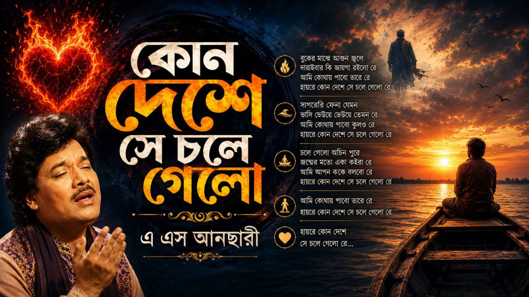 ⁣কোন দেশে সে চলে গেলো 💔 Kon deshe sha chole gelo