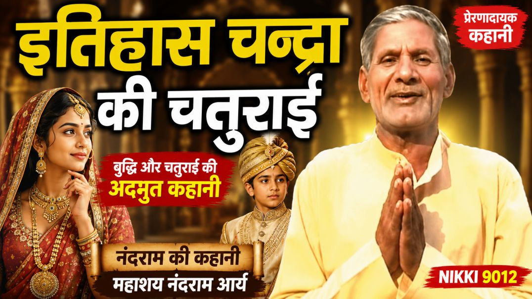 ⁣इतिहास चंद्र की चतुराई | Nandram Ki Kahani | Mahashay Nandram Arya | Hindi Kahani | Nikki 9012