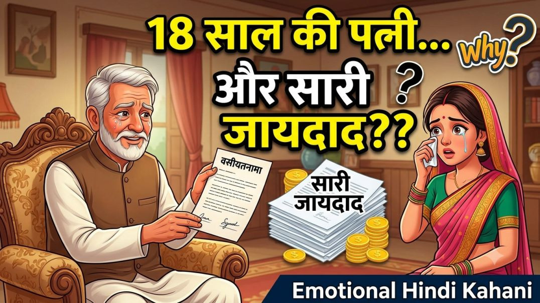 ⁣गरीबी में 18 साल की लड़की की शादी 65 साल के करोड़पति से कर दी गई… लेकिन अंत में जो हुआ, सब रो पड़े!