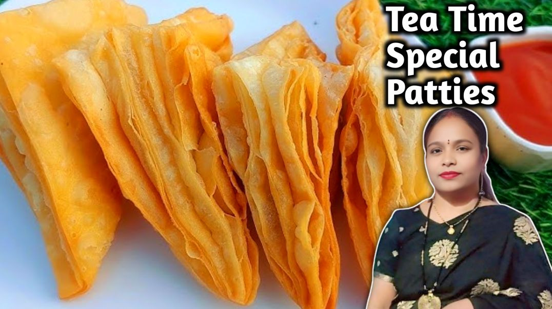 ⁣🥐🔥 Market Jaisi Crispy Patties Ghar Par! | Easy Bakery Style Veg Patties Recipe 😍