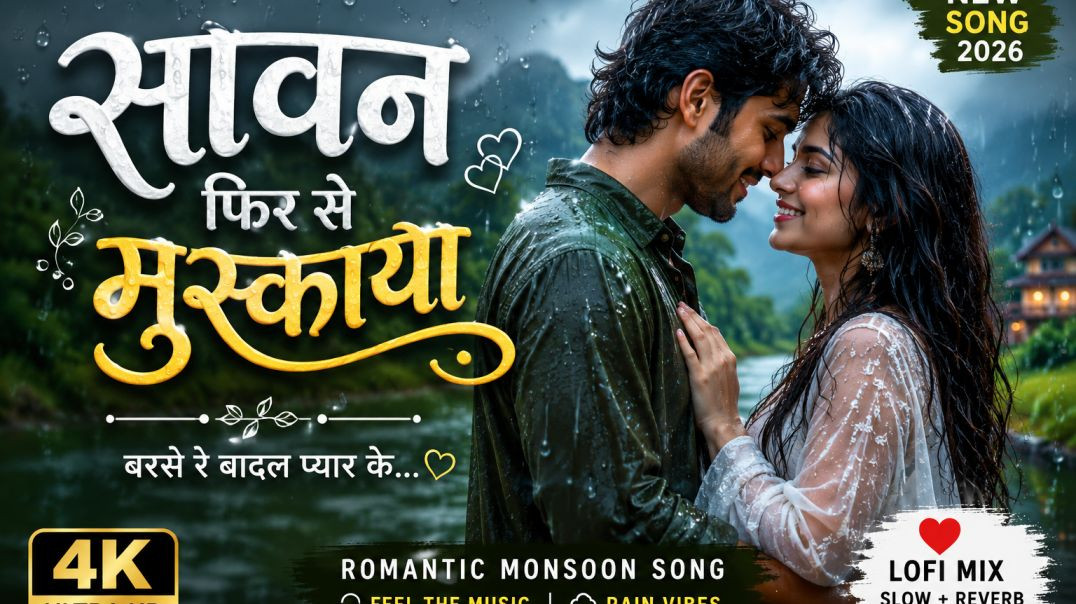 New Hindi Romantic Love Song 2026 ❤️ | Sawan Phir Se Muskuraya | Romantic Rain Vibes