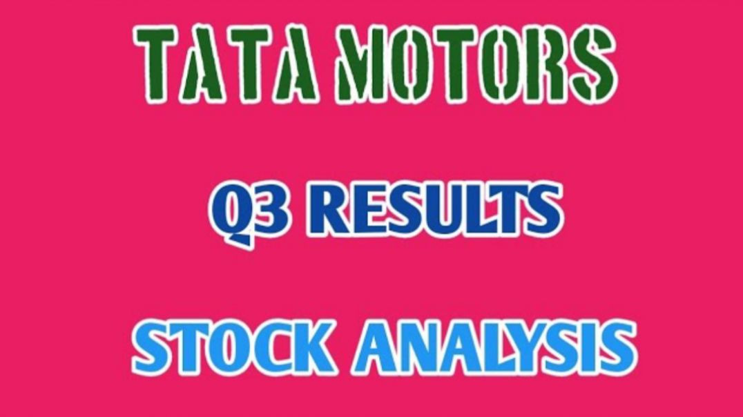 ⁣TATA MOTORS Q3 RESULT●TATA MOTORS STOCK ANALYSIS●Q3 RESULTS  @ STOCK MARKET PLANNER