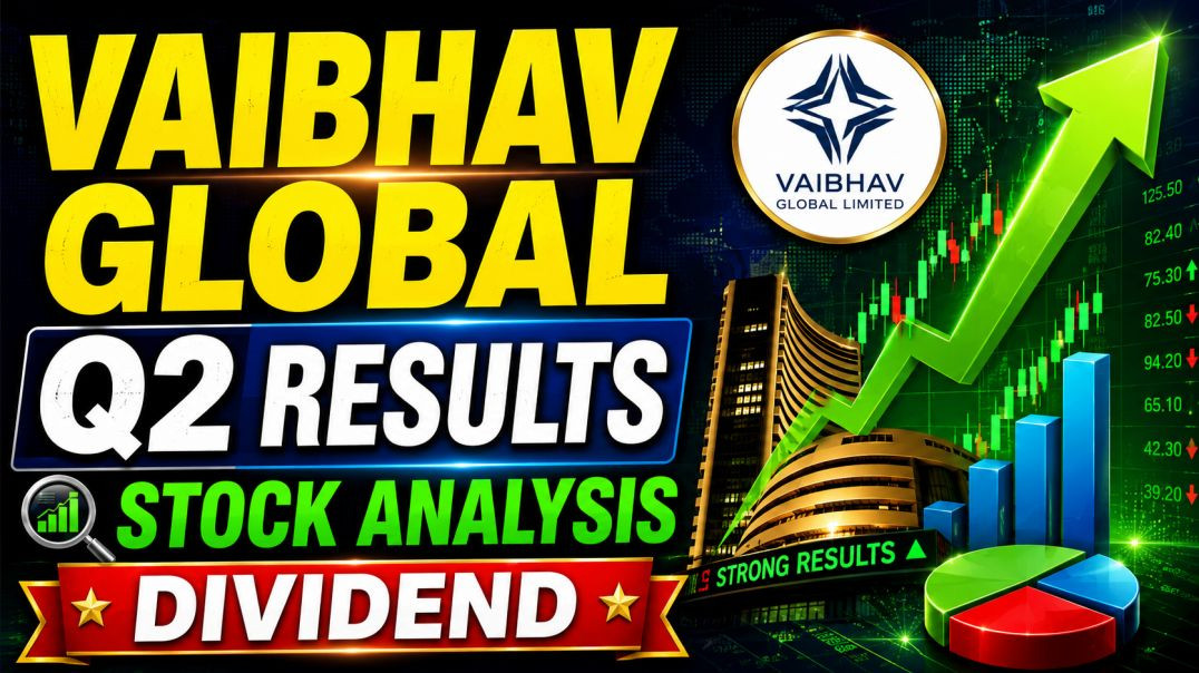 ⁣VAIBHAV GLOBAL Q2 RESULTS●VAIBHAV GLOBAL STOCK ANALYSIS●Q2 RESULTS●DIVIDEND @ STOCK MARKET PLANNER