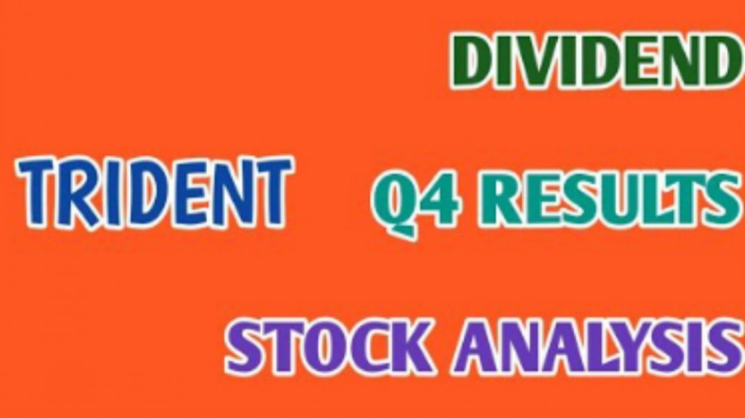 ⁣TRIDENT Q4 RESULTS 2024●TRIDENT STOCK ANALYSIS●DIVIDEND●TRIDENT●Q4 RESULTS 2024@STOCK MARKET PLANNER