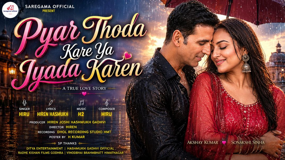 ⁣Pyar Thoda Kare Ya Jyada Karen || New Bollywood latest Romantic song 2026 || Akshay Kumar Sonakshi