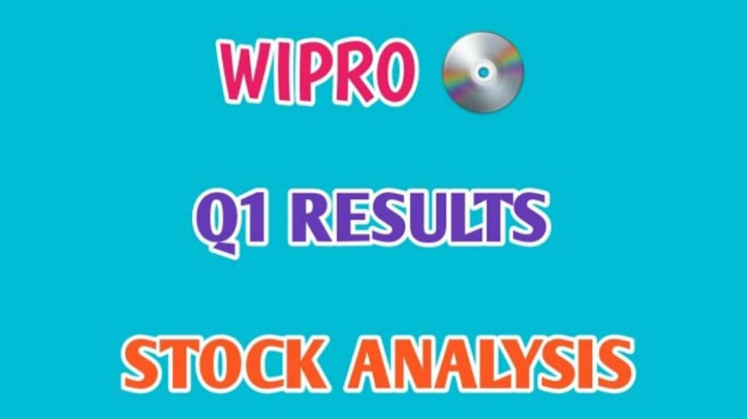 WIPRO Q1 RESULTS 2024🔴WIPRO STOCK ANALYSIS🔴WIPRO🔴Q1 RESULTS 2024 @ STOCK MARKET PLANNER