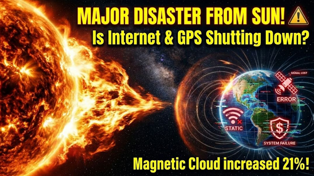 ⁣21% Mystery: Will the Internet & GPS Shut Down? ⚠️ Massive Solar Storm Alert!