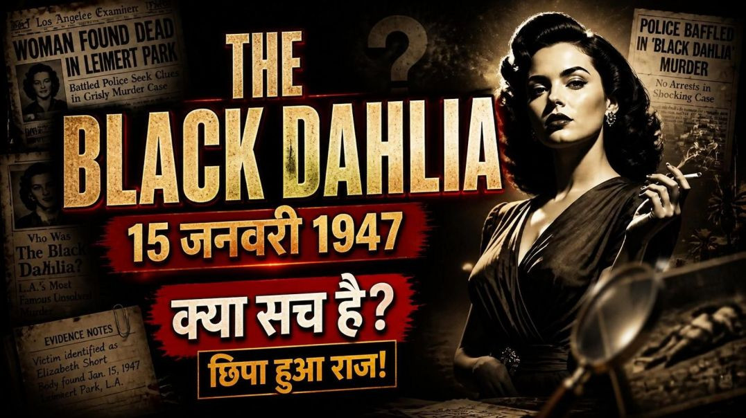 ⁣THE BLACK DAHLIA Horror Mystery 🥶️