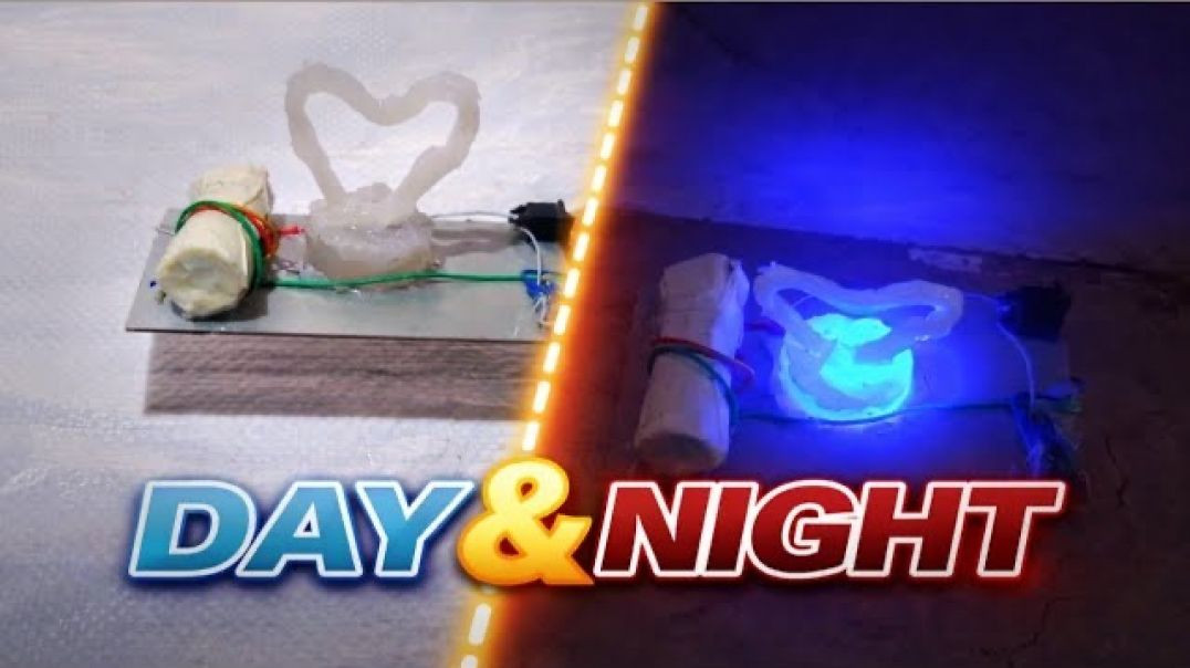 ⁣ब्लू लाइट डेकोरेशन आसानी से बनाए |how to make decoration light |homemade decoration light| diy light