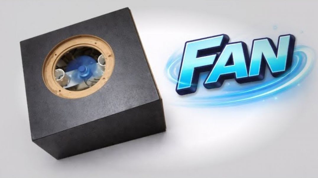 ⁣how to make fan |homemade fan |old speaker box fan
