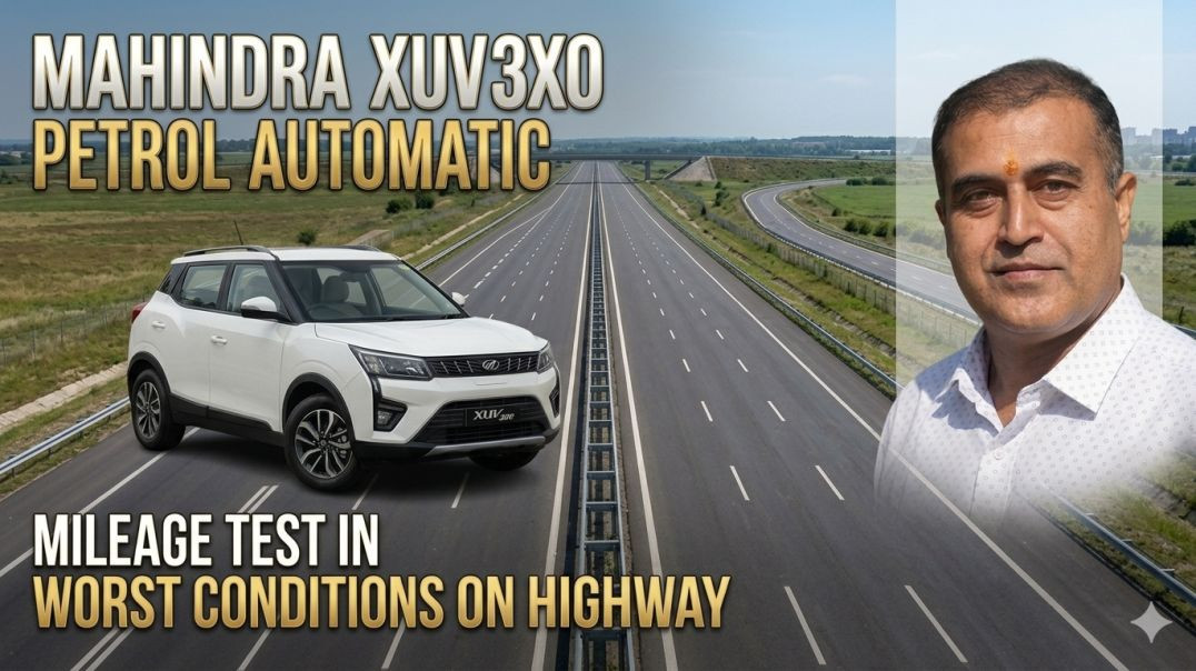 ये कितना पीती है ? Mahindra XUV 3XO AX7L Petrol Automatic Mileage on Highways