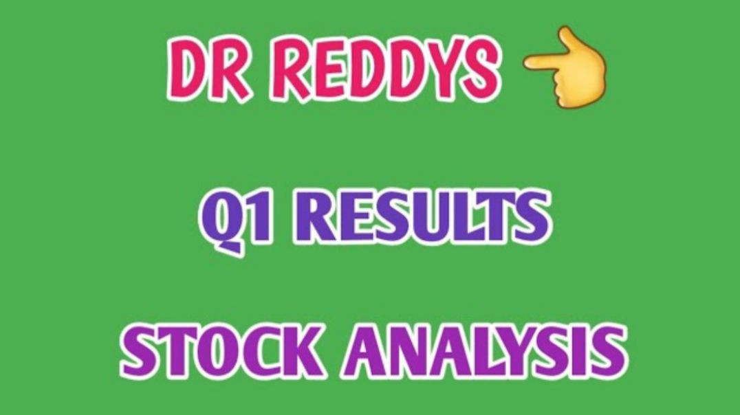 ⁣DR REDDYS Q1 RESULTS 2024🔴DR REDDYS STOCK ANALYSIS🔴DR REDDYS🔴Q1 RESULTS 2024 @ STOCK MARKET PLANNER