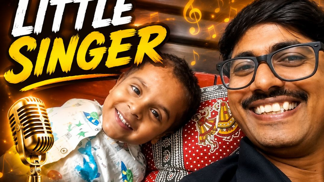⁣Little singer Monty k vlogs