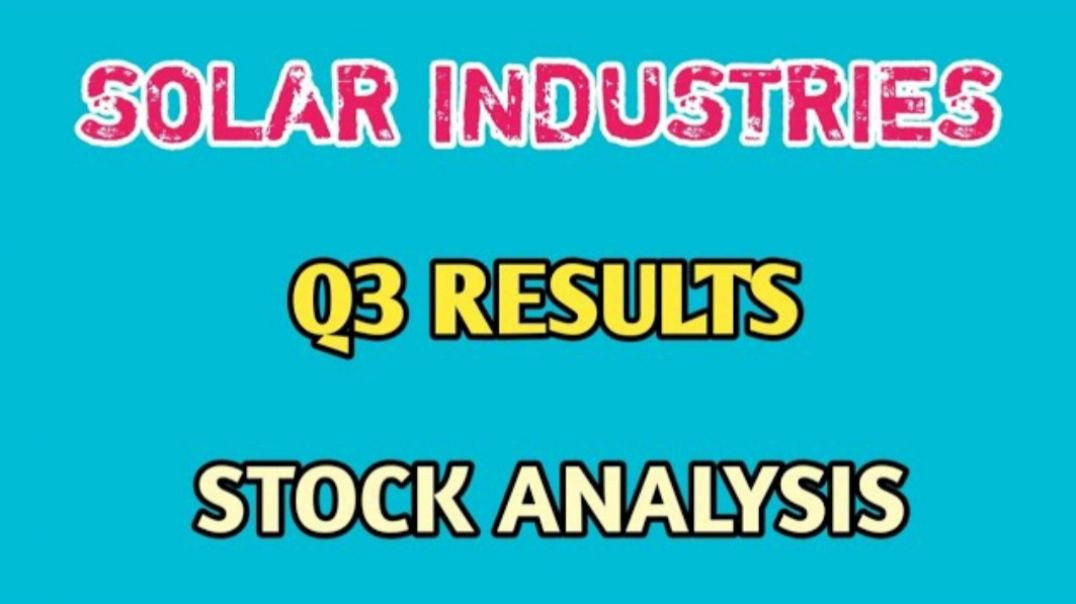 ⁣SOLAR INDUSTRIES Q3 RESULTS●SOLAR INDUSTRIES STOCK ANALYSIS●Q3 RESULTS @ STOCK MARKET PLANNER