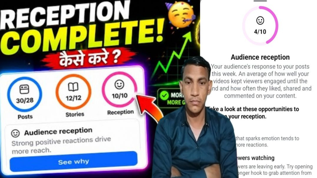 ⁣Facebook Reception Kaise Complete Karen 😍