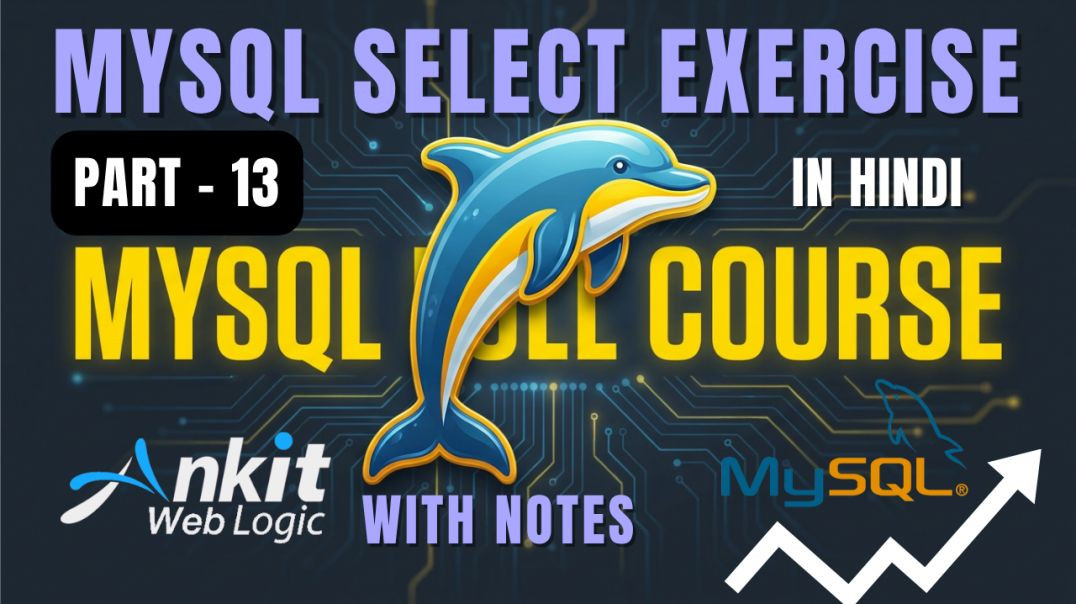 ⁣Part-13 MySQL Select Exercise