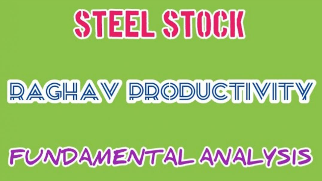 ⁣RAGHAV PRODUCTIVITY SHARE NEWS●RAGHAV PRODUCTIVITY FUNDAMENTAL ANALYSIS @ STOCK MARKET PLANNER