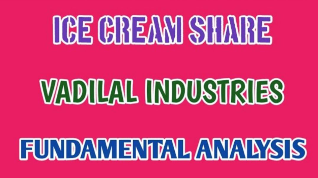 ⁣VADILAL INDUSTRIES SHARE LATEST NEWS●VADILAL INDUSTRIES FUNDAMENTAL ANALYSIS @ STOCK MARKET PLANNER
