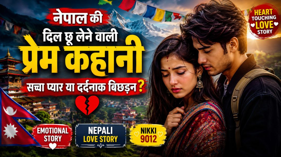⁣Heart Touching Love Story from Nepal | Nepali Hindi Kahaniyan | Nikki 9012