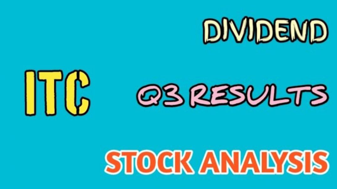 ⁣ITC Q3 RESULT●ITC SHARE ANALYSIS TODAY●DIVIDEND●ITC SHARE●Q3 RESULT @ STOCK MARKET PLANNER