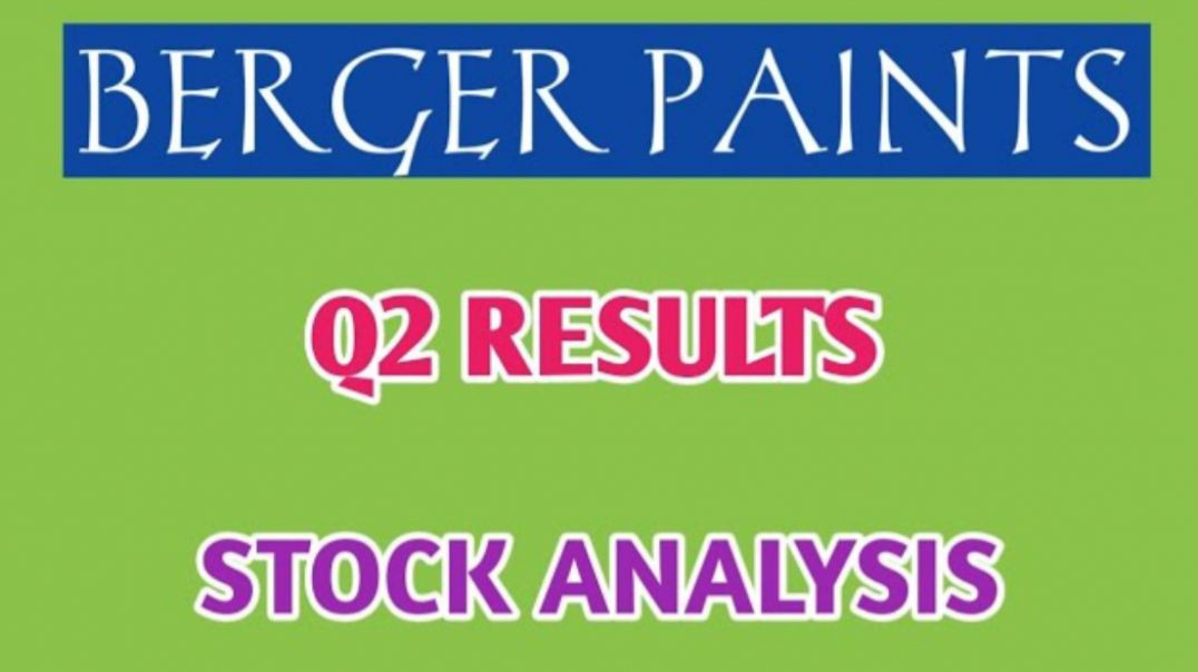 ⁣BERGER PAINTS Q2 RESULTS 2023●BERGER PAINTS STOCK ANALYSIS●Q2 RESULTS 2023 @ STOCK MARKET PLANNER