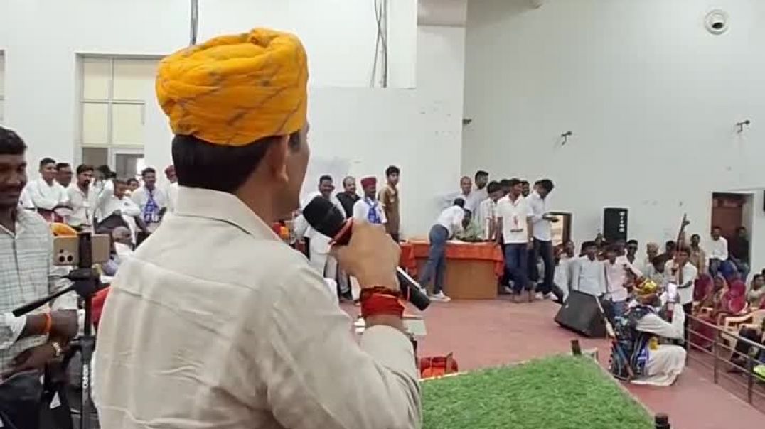 ⁣बाड़मेर में विश्व आदिवासी दिवस समारोह के लिए