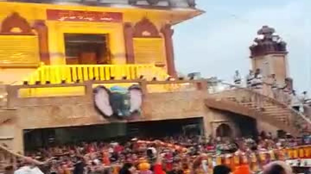 ⁣सीहोर☘️ कुवरेश्वर 🚩📿धाम गुरु पूर्णिमा📿🚩 शाम की आरती🪔☘️🪔☘️