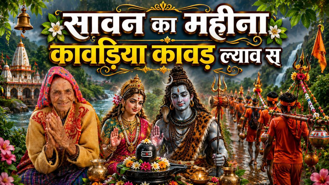 ⁣#सावन का महीना कावड़िया कावड़ ल्याव स#trending#new​#viral#sawan