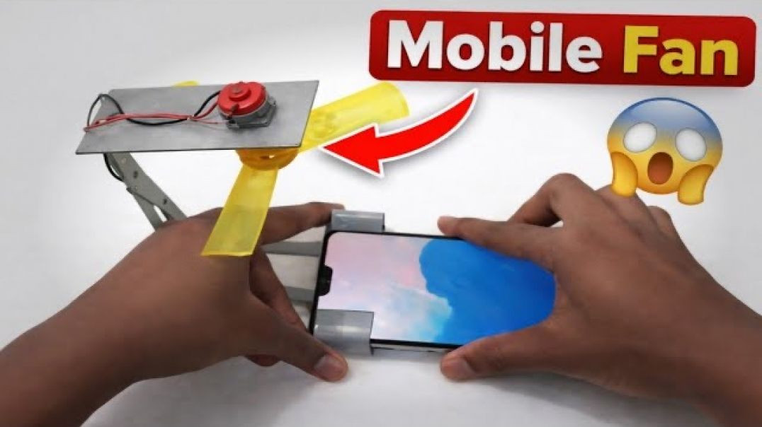 ⁣फोन फेन आसानी से बनाए|apna phone ko garam hone se bachya |how to make mobile fan
