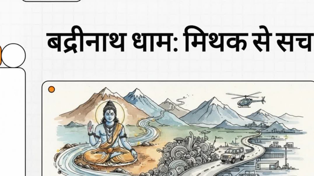 ⁣Badrinath dham mithak se sacchai tak