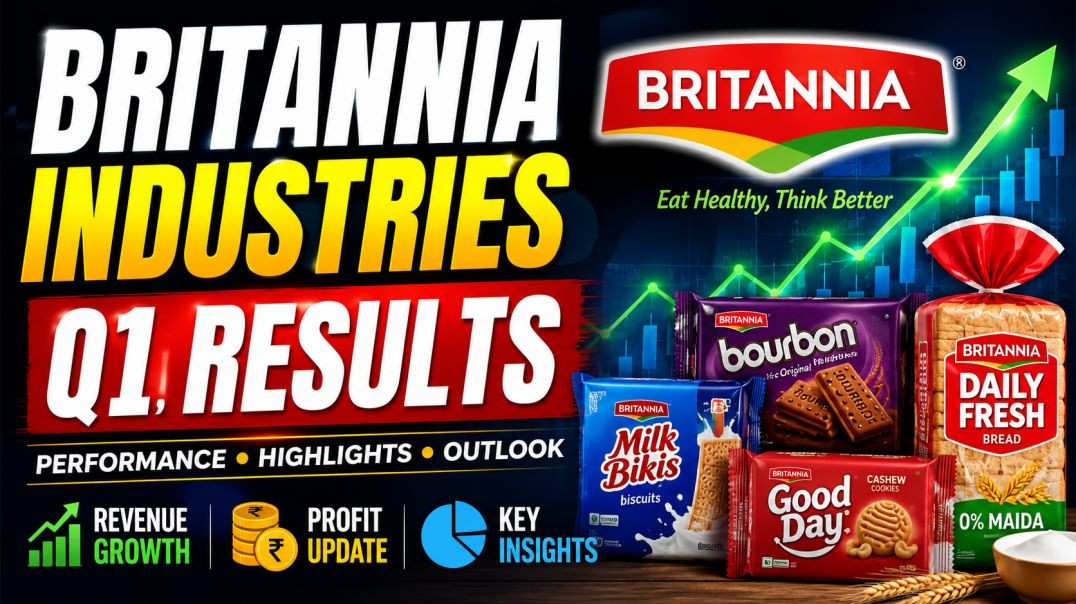 ⁣BRITANNIA INDUSTRIES Q1 RESULTS🍪STOCK MARKET PLANNER