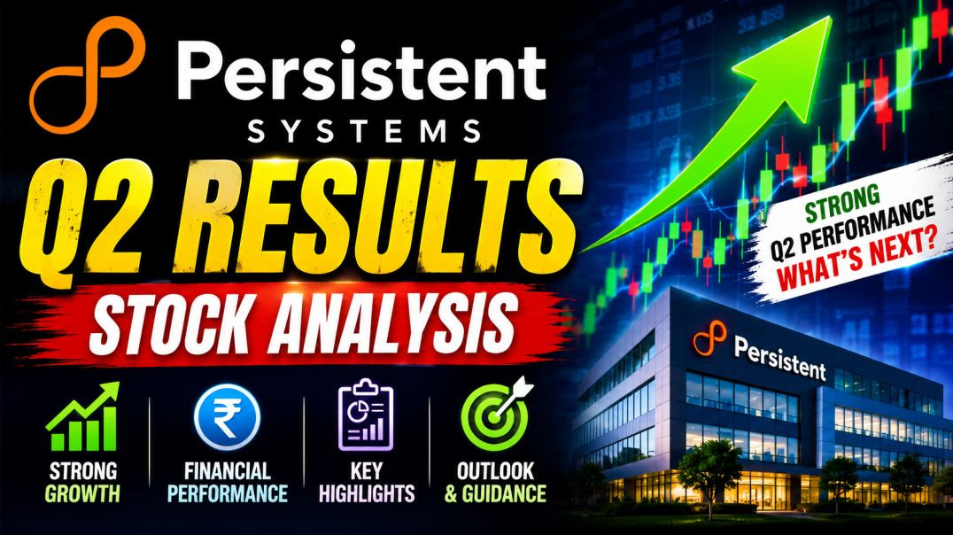 ⁣PERSISTENT SYSTEMS RESULTS●PERSISTENT SYSTEMS STOCK ANALYSIS●Q2 RESULTS 2023 @ STOCK MARKET PLANNER