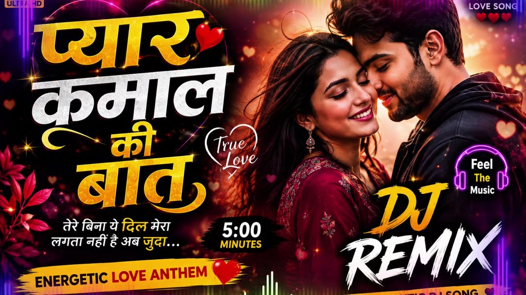 ⁣प्यार कमाल की बात ❤️ | New Romantic DJ Remix Song 2026 | Hindi Love Song | Energetic DJ Remix | Orig