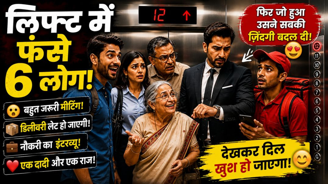 ⁣लिफ्ट में फंसे ओर बदल गई जिंदगी 🤠