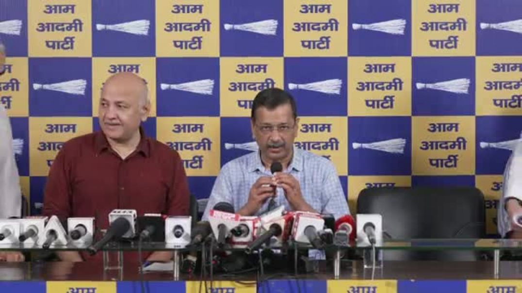 अरविंद केजरीवाल की प्रेस वार्ता